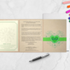 Card | Paper Doll Series: Daddy's Blessing  (5x7 Printed Gatefold Card) - Image 3