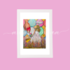 Print | Paper Doll Series: His Glory in Your Midst (5x7 Archival Quality, Framed, White)